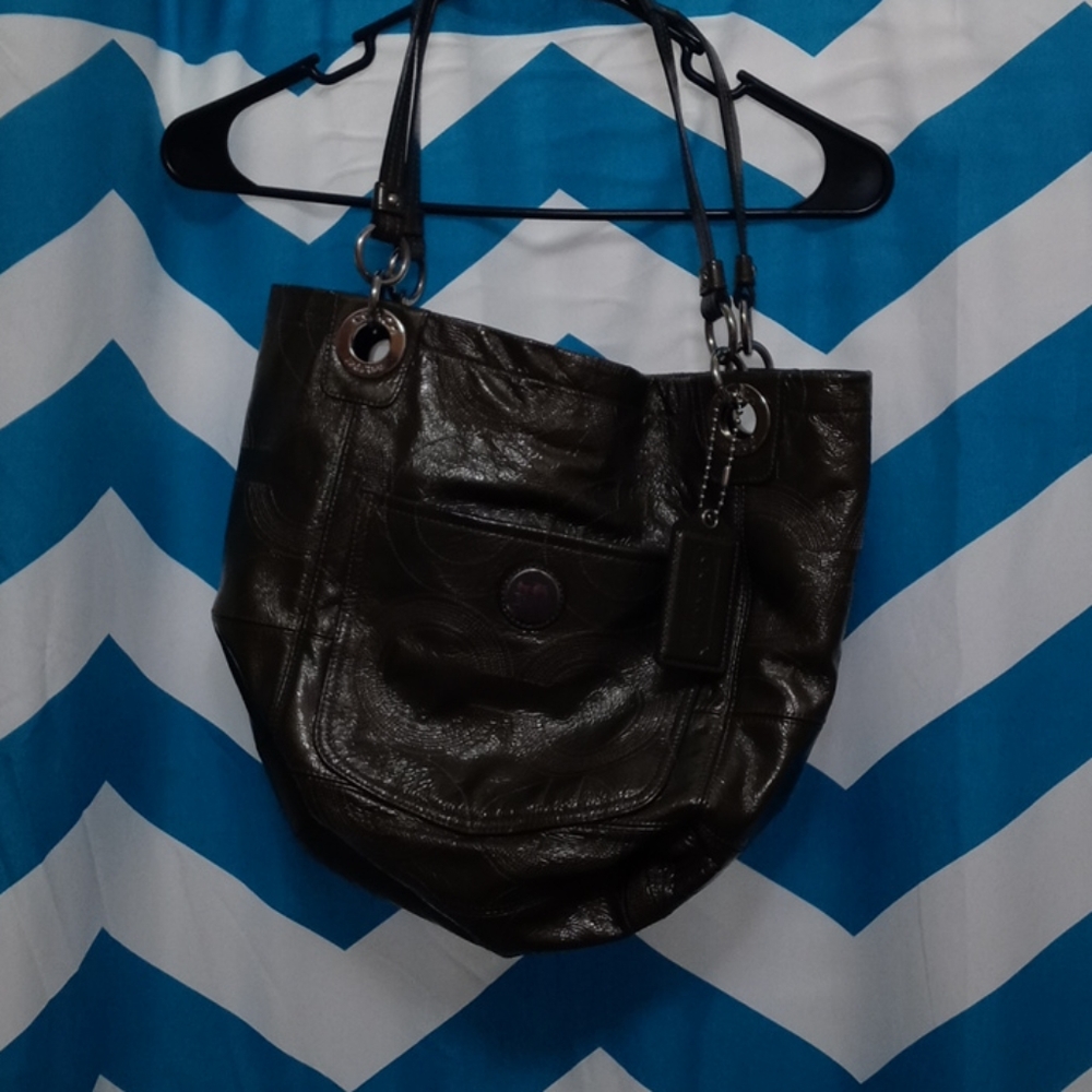 Coach Leather Hobo Bag